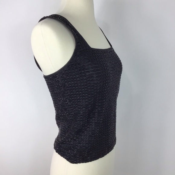 Beaded 90’s tank top disco party S festival Whimsigoth rave - Picture 1 of 7